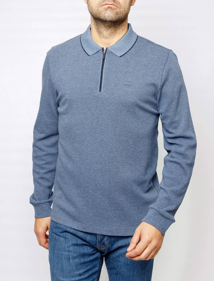 Мужское поло длинный рукав  C5 30365.3029/6124