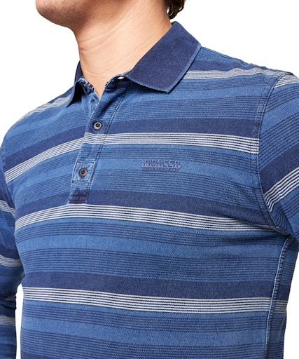 Мужское поло длинный рукав  P1 50051.0000/6718