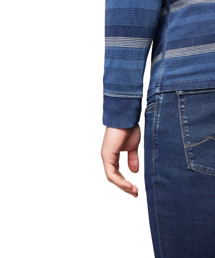 Мужское поло длинный рукав  P1 50051.0000/6718