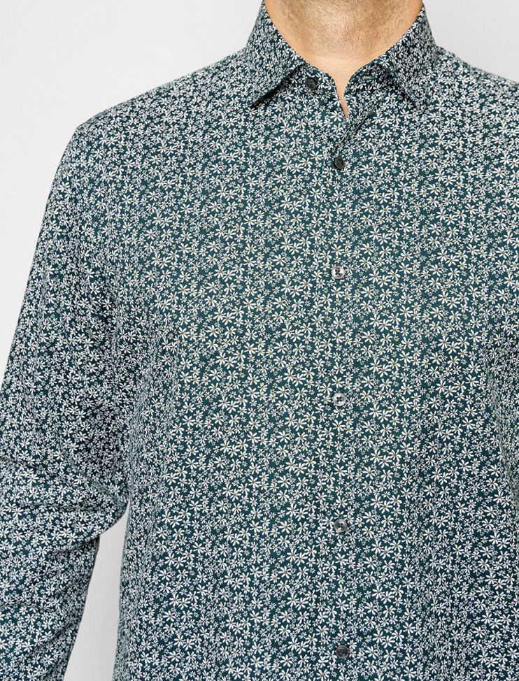 Мужская рубашка длинный рукав PIERRE CARDIN C6 41017.0337/5317