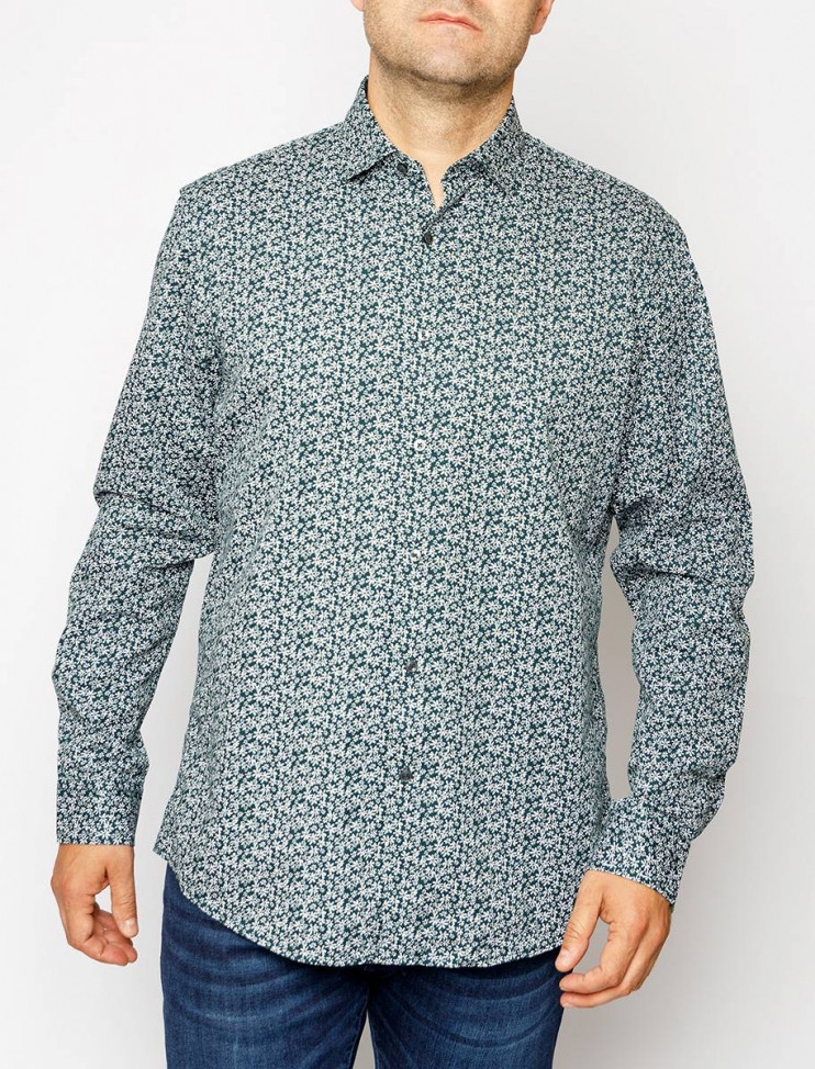 Мужская рубашка длинный рукав PIERRE CARDIN C6 41017.0337/5317