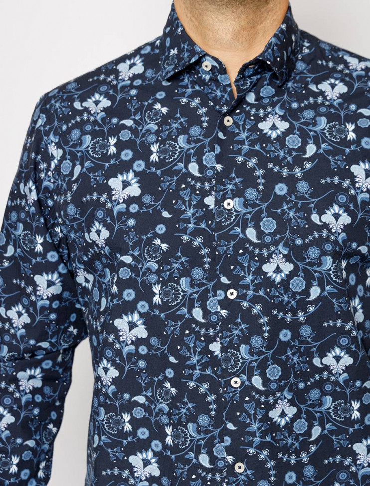 Мужская рубашка длинный рукав PIERRE CARDIN C6 41017.0355/6323