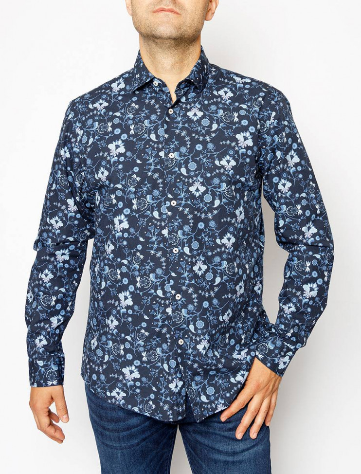 Мужская рубашка длинный рукав PIERRE CARDIN C6 41017.0355/6323