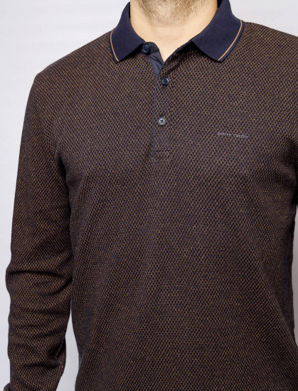 Мужское поло длинный рукав  C5 30324.3027/8215