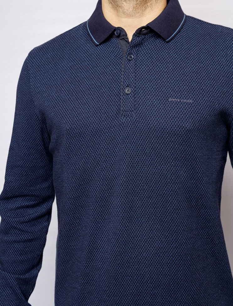 Мужское поло длинный рукав  C5 30324.3027/6124