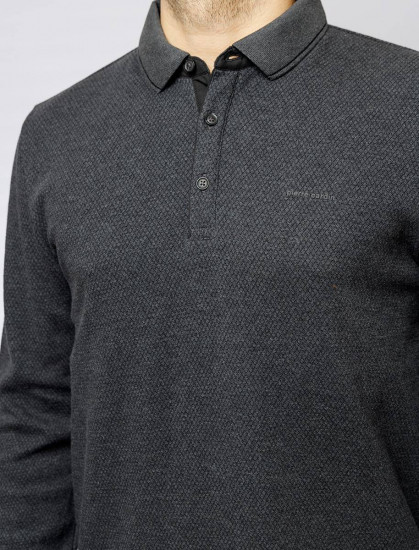 Мужское поло длинный рукав  C5 30324.3027/9314