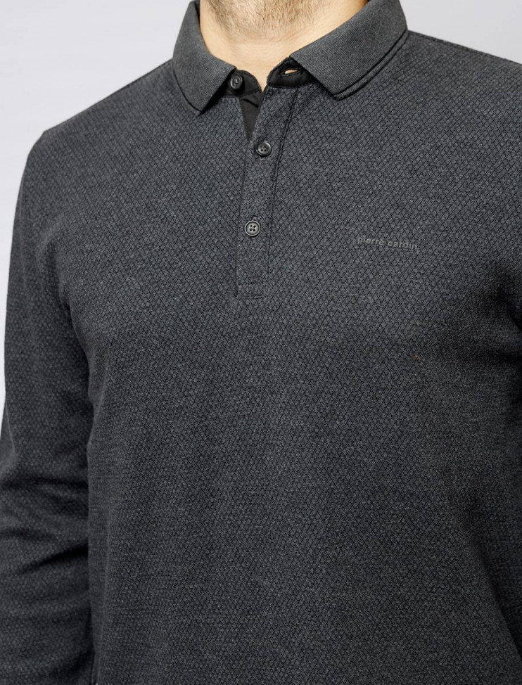 Мужское поло длинный рукав  C5 30324.3027/9314