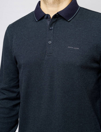 Мужское поло длинный рукав  C5 30324.3027/5222