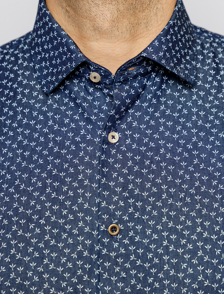 Мужская рубашка длинный рукав PIERRE CARDIN C6 41017.0348/6323