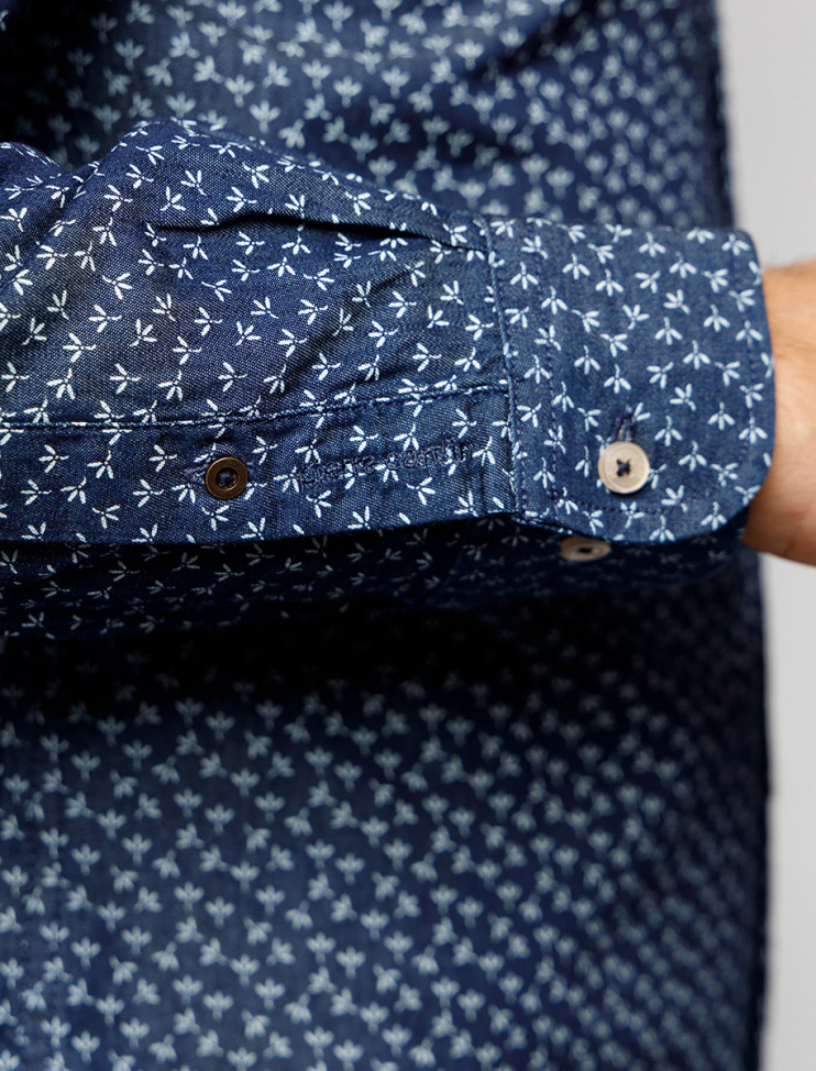 Мужская рубашка длинный рукав PIERRE CARDIN C6 41017.0348/6323