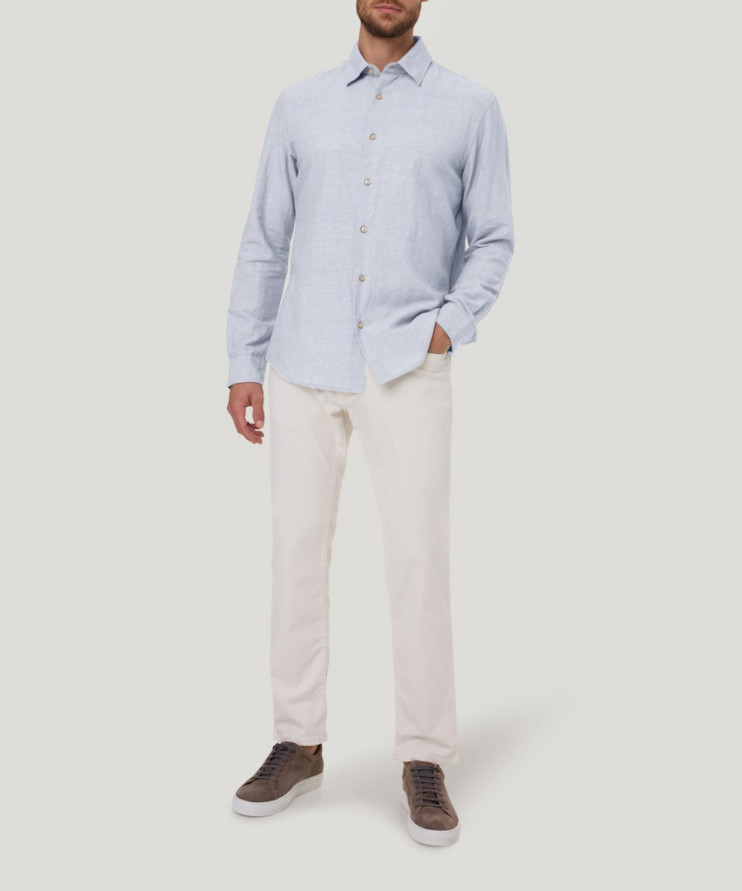 Мужская рубашка длинный рукав  C6 41017.0480/6010